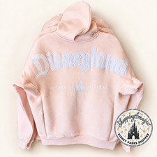 Disney Parks Disneyland Logo Blush Pink Adult Zip Hoodie