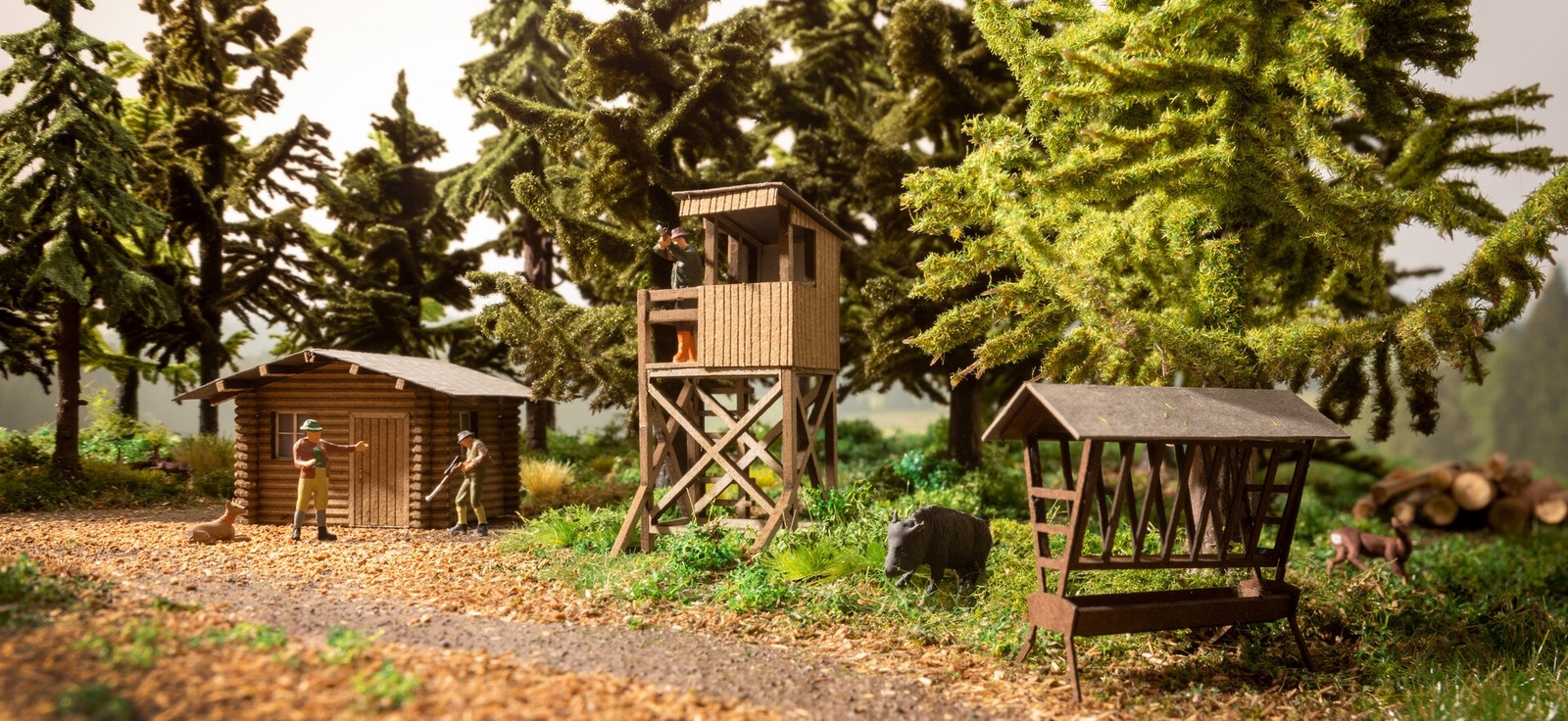 Noch 66806 décor forêt Laser-Cut miniature HO aménagement diorama train