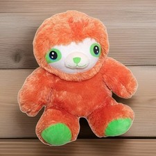 Sloth Orange Green Plush Stuffed Animal Toy 12" K K Sales LLC