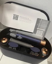 Dyson Airwrap Multi Styler Complete Long Barrel Blue Copper, NIB 1.6 and 1.2