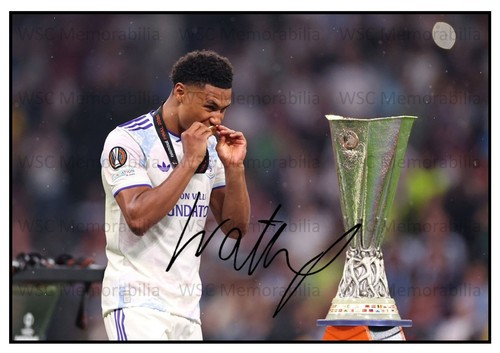 10975. Ollie Watkins Signed Pictures (A4 Prints) Villa England Brentford etc.
