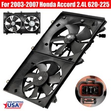 Oem Radiator Cooling Fan Assembly For 2003-2007 Honda Accord 2.4l 620-225