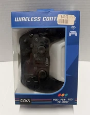 Cirka Wireless Game Controller Black for PlayStation PS5 PS4 PS3 PC Mac NEW/NIB