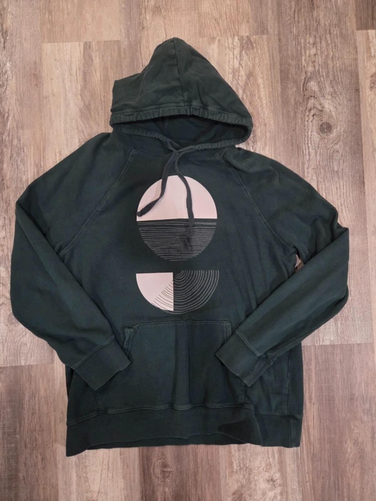 Green GoodFellow & Co Hoodie Sweatshirt Men's Large