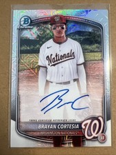 2025 Bowman Chrome - Mega Box Chrome Prospect Mojo Autographs Brayan Cortesia