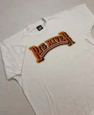 Vintage 80s Single Stitch Huckleberry Finn Book Promo T Shirt SzM Big River RARE