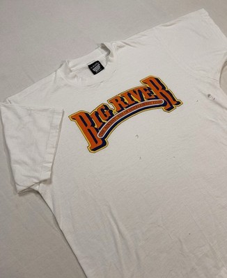 Vintage 80s Single Stitch Huckleberry Finn Book Promo T Shirt SzM Big River RARE