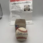 TED WILLIAMS SIGNED OFFICIAL AMERICAN LEAGUE BASEBALL PSA LETTER LOA CERT AUTO