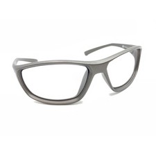 Nike Rabid EV 0603 065 Matte Gray White Wrap Sunglasses Frames 63-14 140 Italy