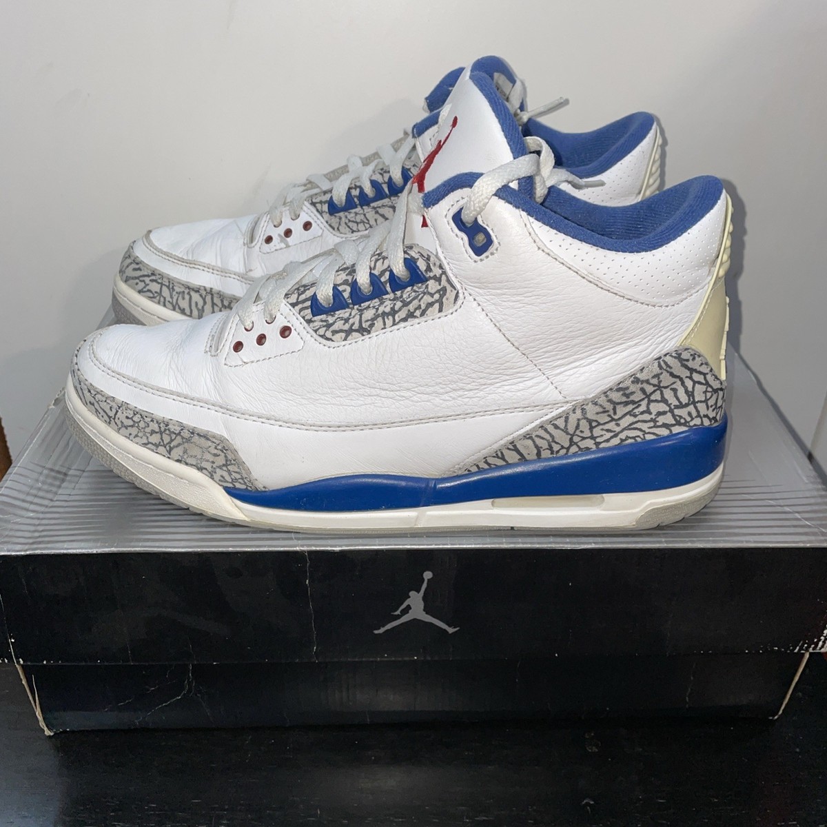 Size 11.5 - Air Jordan 3 Retro 2001 True Blue for sale online | eBay