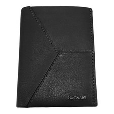 Portafoglio Verticale Uomo Navigare In Pelle Portamonete Carte Credito Banconote