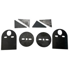 Air Ride Suspension Bag Brackets Fits 2wd Import Mini Truck Wtorsion Bar Front