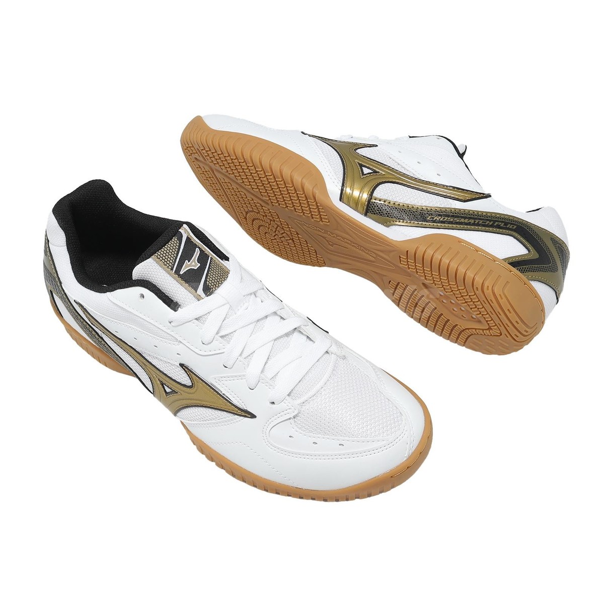 Mizuno Crossmatch Plio RX4 White Gold Gum Men Unisex Table Tennis