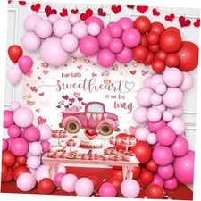 79pcs Valentine's Day Baby Shower Decorations valentines Baby Shower Party
