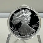 1994 P American Silver Eagle Gem Proof In Plastic Holder No Box