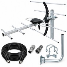 4G/5G DIGITAL TV AERIAL KIT HDTV FREEVIEW FILTER INDOOR & OUTDOOR INSTALLATION