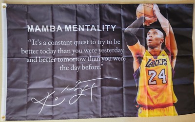 Los Angeles Lakers Kobe 24 Bryant Flag 3x5 Ft Banner Mamba Mentality 