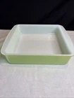 RARE Vintage PYREX Key Lime Green Square Baking Dish #222 8”x8”
