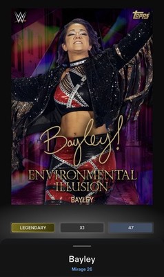 Bayley - Aurora Environmental Illusion Signature Legendary Slam WWE Mirage 26