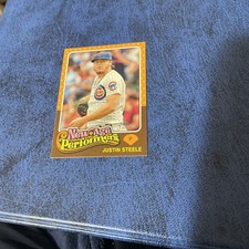 Justin Steele Chicago Cubs New Age Performers  2024 Topps Heritage Baseball Card