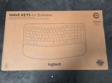 Logitech Wave Keys Business Ergonomic Keyboar...