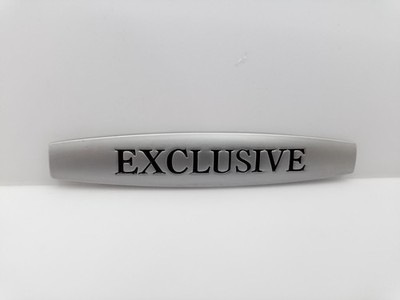 3D Exclusive Metall Aufkleber KFZ Auto Emblem Logo Silber Matt Optik Logo Tuning