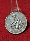 1984 1 TROY OZ 999.0 FINE SILVER ROUND ENGELHARD AMERICAN PROSPECTOR     #T3137