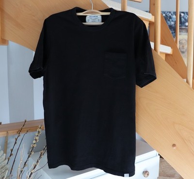 Dickes Pull & Bear Loose Fit Sweat Shirt T Shirt Hemd Schwarz Pullover M 52