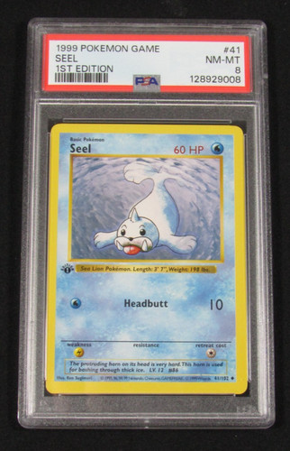 Seel (1st Edition) graded PSA 8 for sale on eBay