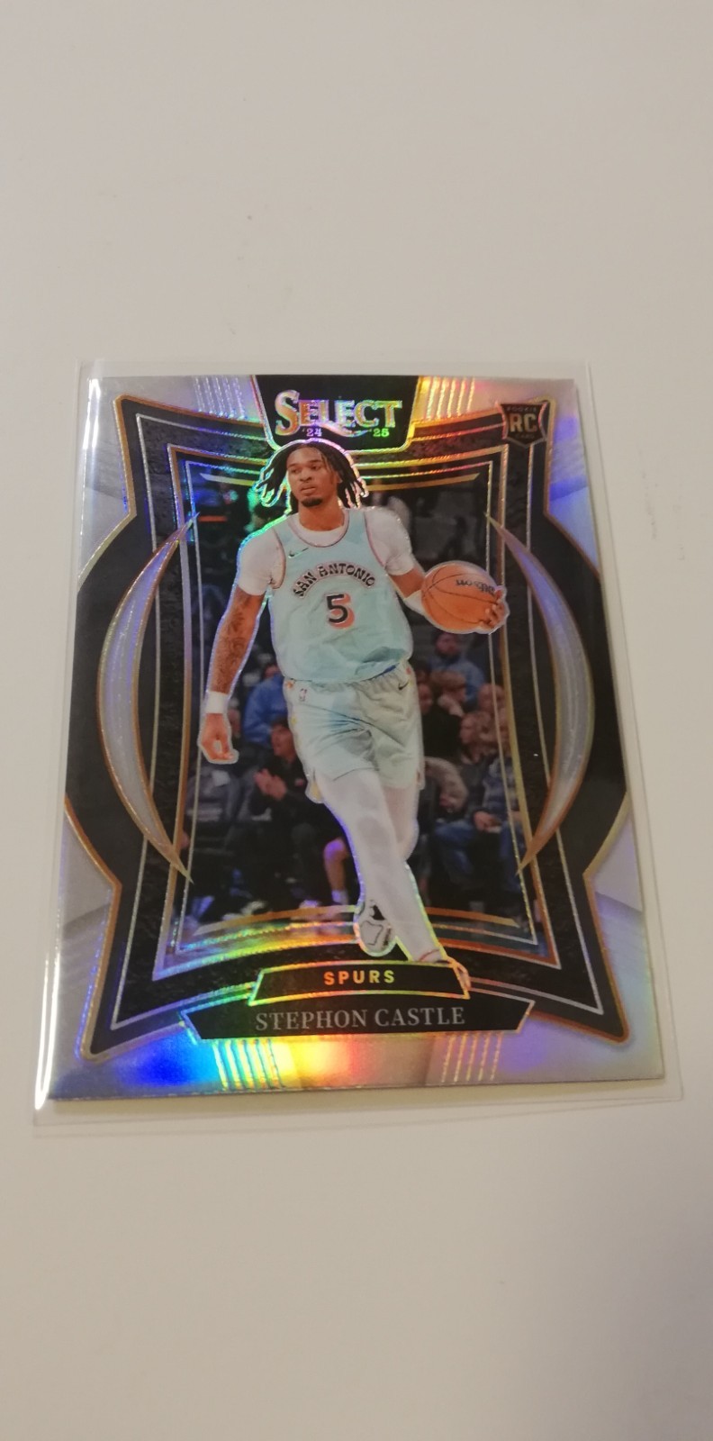 Stephon Castle Rookie Card Silver Prizm Concourse 2024-25 Panini Select #72