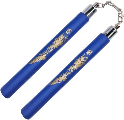 Schaumstoff Nunchucks Kampfsport tragbar Training Praxis Nunchakus für blau 