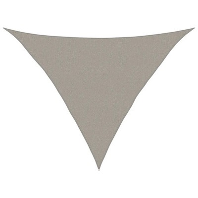 Sonnensegel 160 g/m² Dreieckig Hellgrau 2,5x2,5x3,5 m HDPE