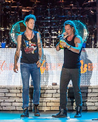 Tyler Hubbard Brian Kelley of Florida Georgia Line performs in sup- Old Photo 33