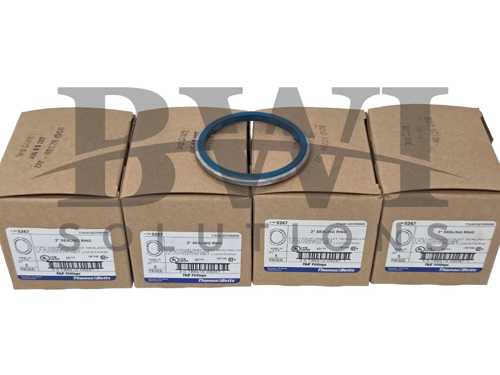 NEW ABB Thomas Betts 5267 Liquid-Tight Sealing Gasket 2" Stainless Lot of 20
