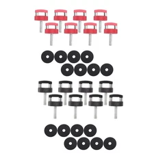 Quick Release Thumb Screw Aluminium Alloy Red Hard Top Quick Removal Fastener