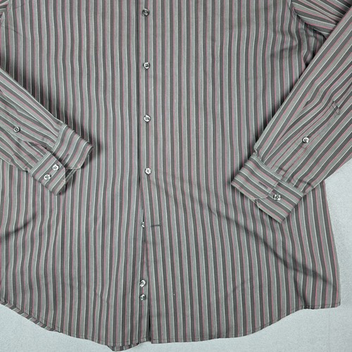 AXIST Hombre Manga Larga Calce Ajustado Multicolor Rayas XL 17.5 36/37 Mezcla Algodón - Imagen 5 de 11