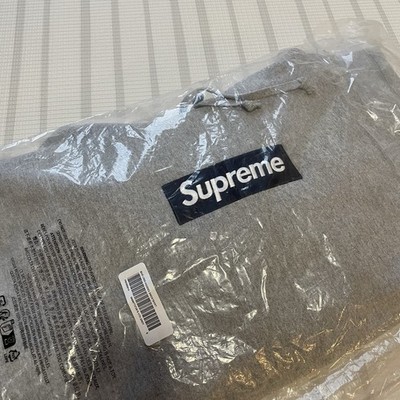 Supreme Box Logo Hoodie FW25 size S Hooded Sweatshirt Small Gray