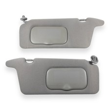 2001-2005 Honda Civic Driver Passenger Side Sun Visor Set Pair Gray Cloth