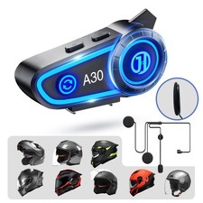 Motorcycle Helmet Speakers Helmet Bluetooth Headset Headphone Automatic Answe...