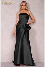 Shoulderless Pleated Sleeveless Ball Gown Mermaid Zipper Party Evening Dress