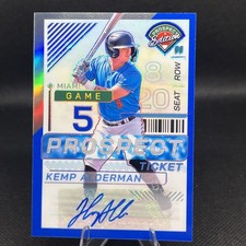 2024 Panini Prospect Edition - Kemp Alderman #127 Blue Prizm Signatures /149...