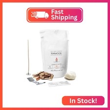 Phoenix Wick - Scented Candles & Wax Refills (Teakwood, Candle Kit - 7oz/50Hrs)