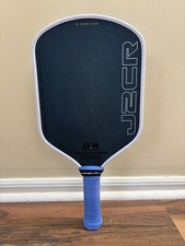 HONOLULU J2CR Pickleball Paddle Crystal Blue Grit 16mm Hybrid 5.5" Handle