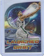 GIANNIS ANTETOKOUNMPO 2023-24 Topps Cosmic Chrome Launched Into Orbit DIE-CUT