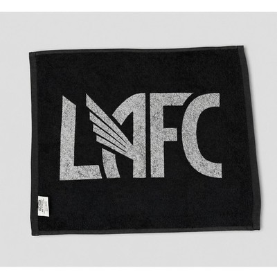 Heineken x LAFC Bar Towel Black Cotton Double Sided Soccer Beer Promo 18x14