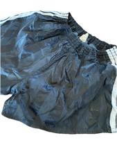 Adidas Vintage Herren Shorts Glanz Nylon Gr. L D7 Sprinter kurze Hose 90s 138