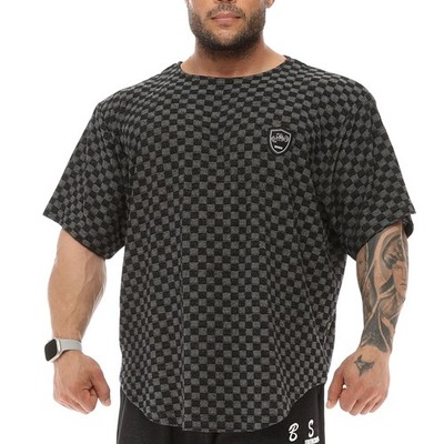 BGSM Ragtop Rag Top T-Shirt Bodybuilding Oversize Gym Lifting Bulldog 3337 
