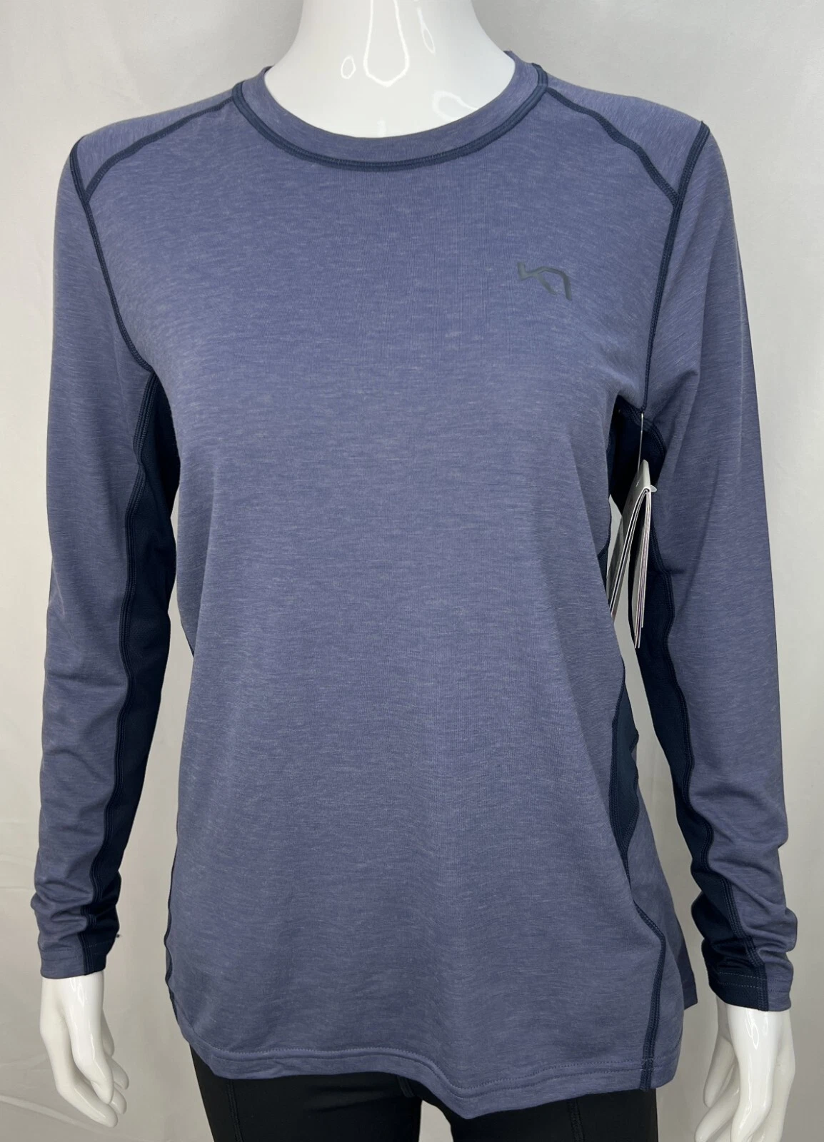 Kari Traa SVAL Women's Performance Baselayer Top Size Large color Moon Blue NWT