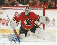Calgary Flames Karri Ramo Autographed Signed 8x10 Photo COA D