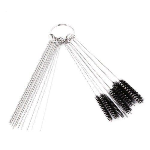 15pcs Moto Carb Motorcycle Cleaner Jet Cleaning Wires Set Tools Brushes SH - Picture 1 of 3